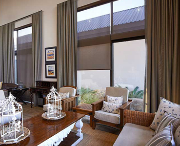 Ripple Shade Curtain from Luxaflex